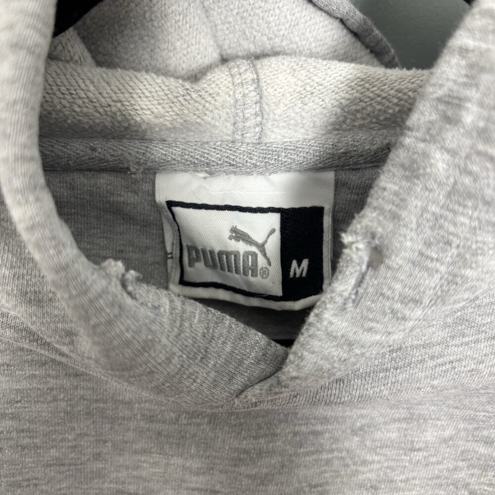 Vintage Y2K Kansas City Chiefs Hoodie Puma KC Arrowhead Grey Medium 2000 - Picture 7 of 12